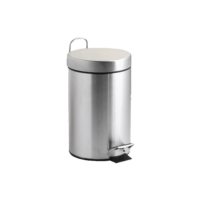 Poubelle rectangulaire à pédale 38L code J inox