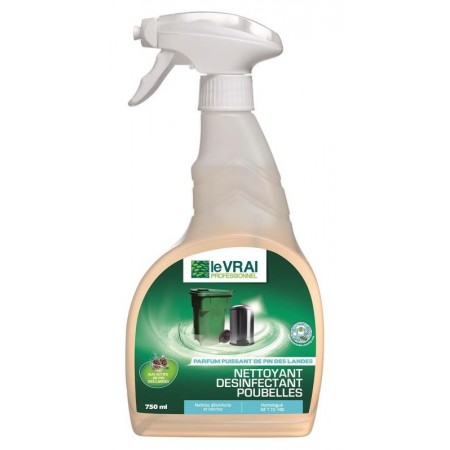 Désinfectant détartrant pour sanitaires Ecolabel - spray de 750 ml