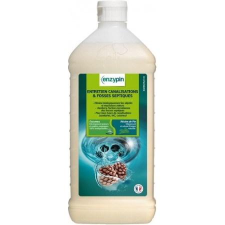 ENZYPIN - Gel WC Détartrant - flacon de 1 L