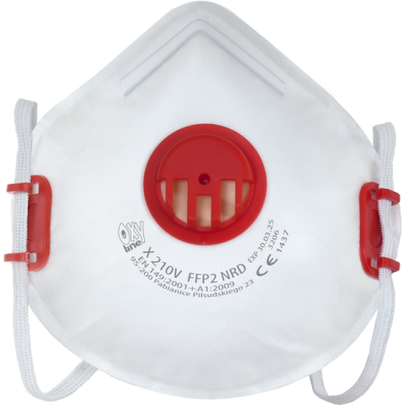 Masque de protection respiratoire jetable avec soupape - FFP3 HYGOSTAR