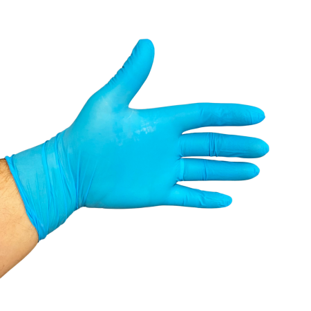 Gant nitrile bleu ultra...