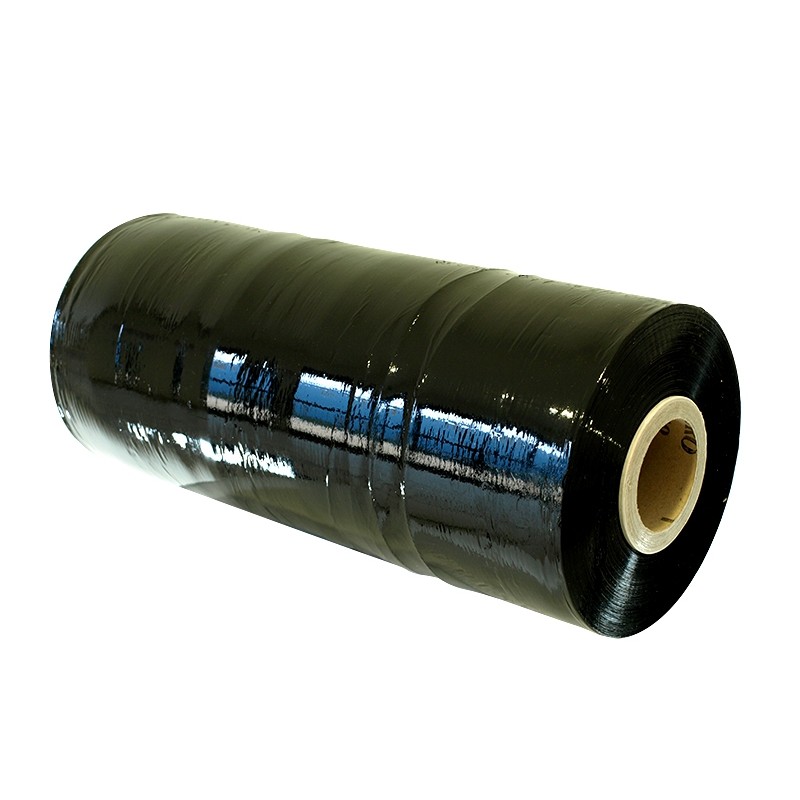 Rouleau de film étirable NOIR Palette 300 mètres sur 450 mm colis ou  palette