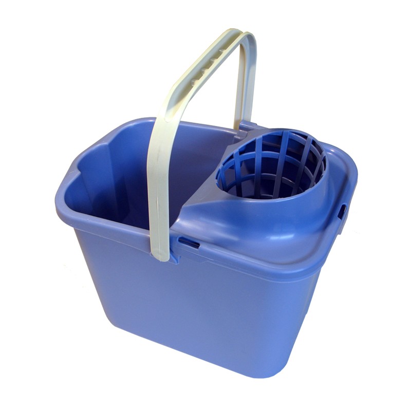 Offre : 2x seau ménager 5 litres (marque distributeur 123schoon) - bleu  123inkt