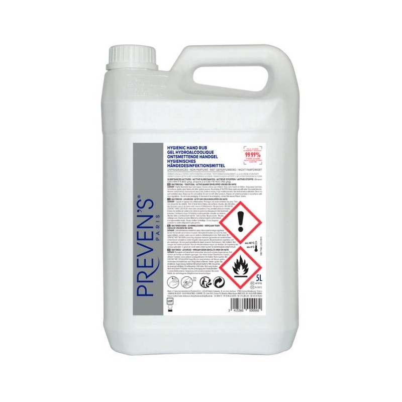 GEL HYDROALCOOLIQUE 5L