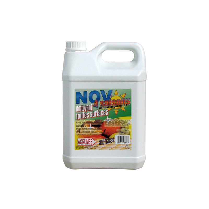 Concentré de javel 9,6% de chlore actif - Bidon de 5L 