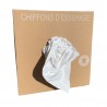 Chiffon coton blanc drap optique. Carton de 10 kilos