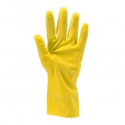 personne remet des gants jetables à l'aide d'un spray désinfectant pour  nettoyer la surface de la table 2238365 Photo de stock chez Vecteezy