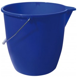 Seau bleu de ménage 12 L