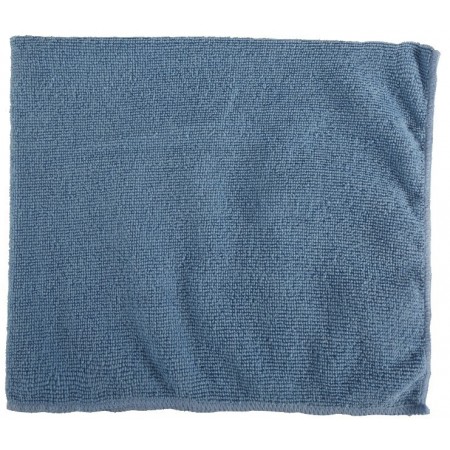 Lavette bouclée microfibre bleue 250 gr