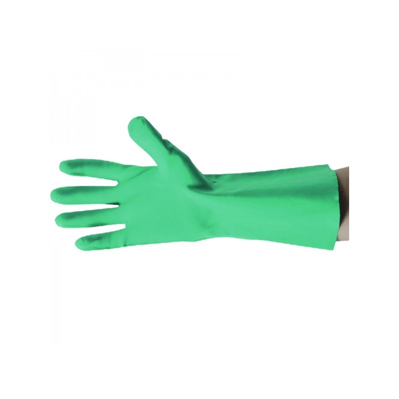 Gants nitrile vert supérieur épaisseur 0.38 mm 33cm