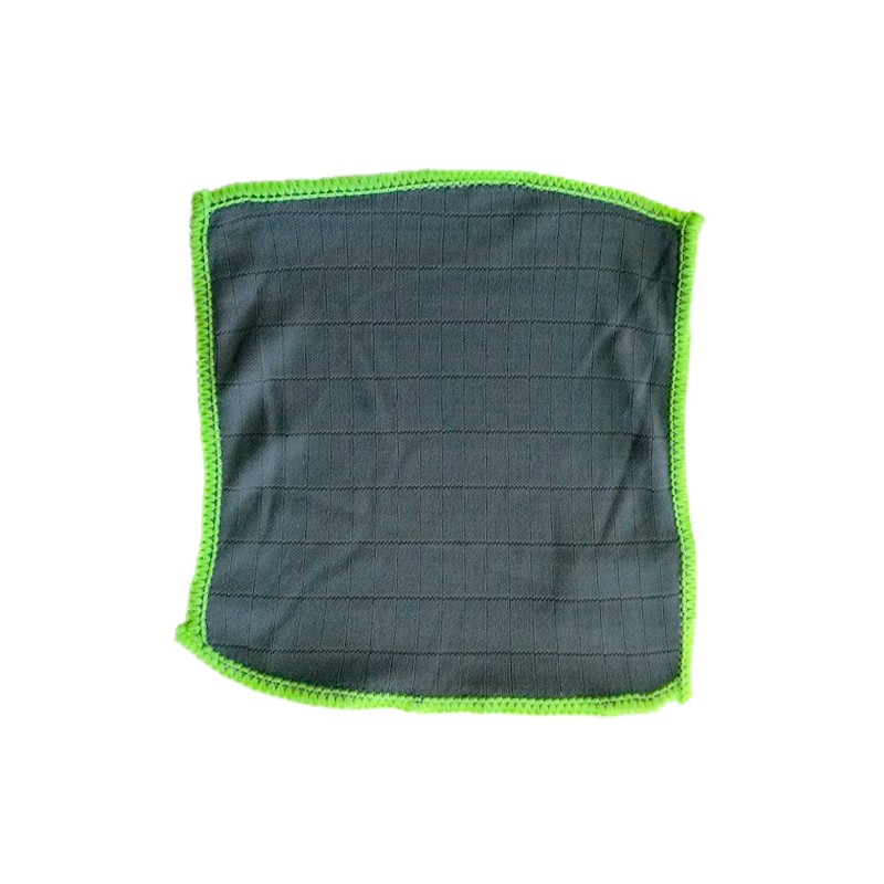 Sachet de 5 lavettes microfibre light multi usages 40 x 40 cm vert