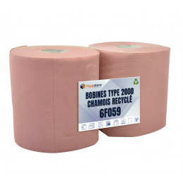 Lot de 2 bobines type 2000 chamois recyclée