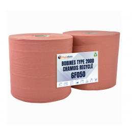 Lot de 2 bobines chamois recyclé type 2000