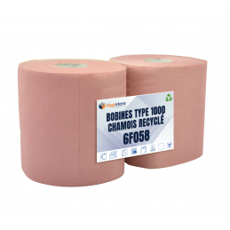 Lot de 2 bobines type 1000 chamois recyclé