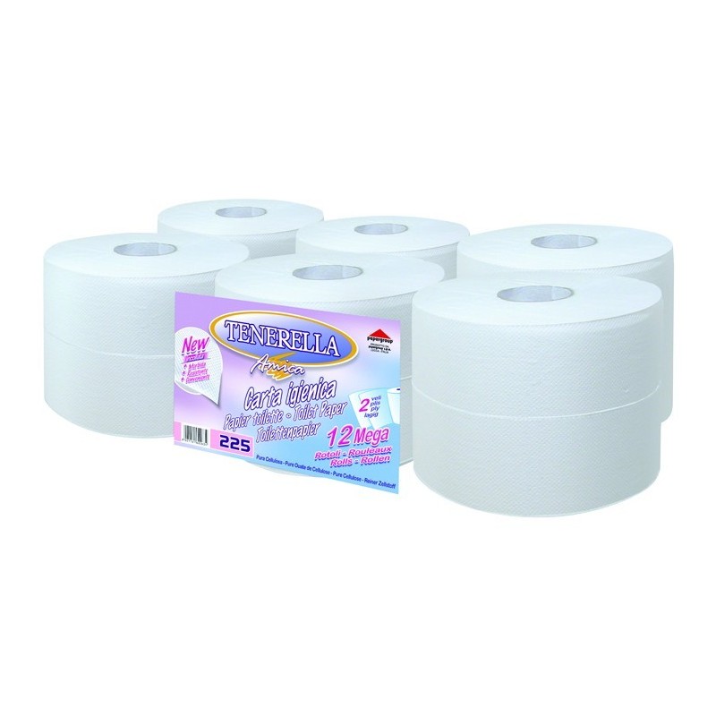 Papier hygiénique maxi jumbo 2 plis micro-gaufré type 400 mètres - Hygistore