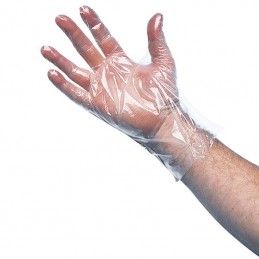 gants polyéthylène transparents