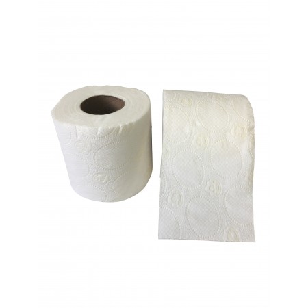 Papier toilette 3 plis blanc micro gaufré (4 rouleaux)