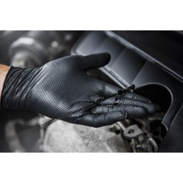 Gant noir en nitrile avec...