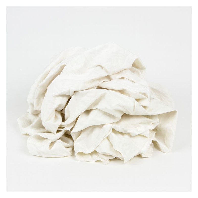 Chiffon blanc cotonneux pour la mécanique et travaux de précisions