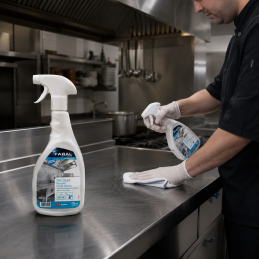 Spray Inox Nettoyant Rénovant Anticorrosion 2 en 1 — Sans Trace — 500 ml | Hygistore