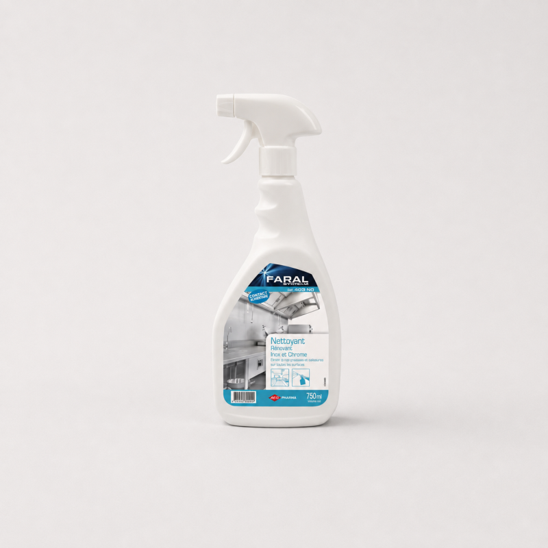 Spray Inox Nettoyant Rénovant Anticorrosion 2 en 1 — Sans Trace — 500 ml | Hygistore