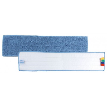 Frange bleue velcro 13 x 64 cm