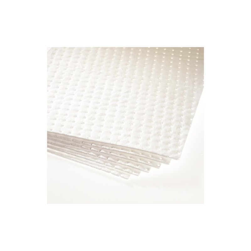 Absorbant 100 feuilles blanches pour hydrocarbures TOP QUALITE