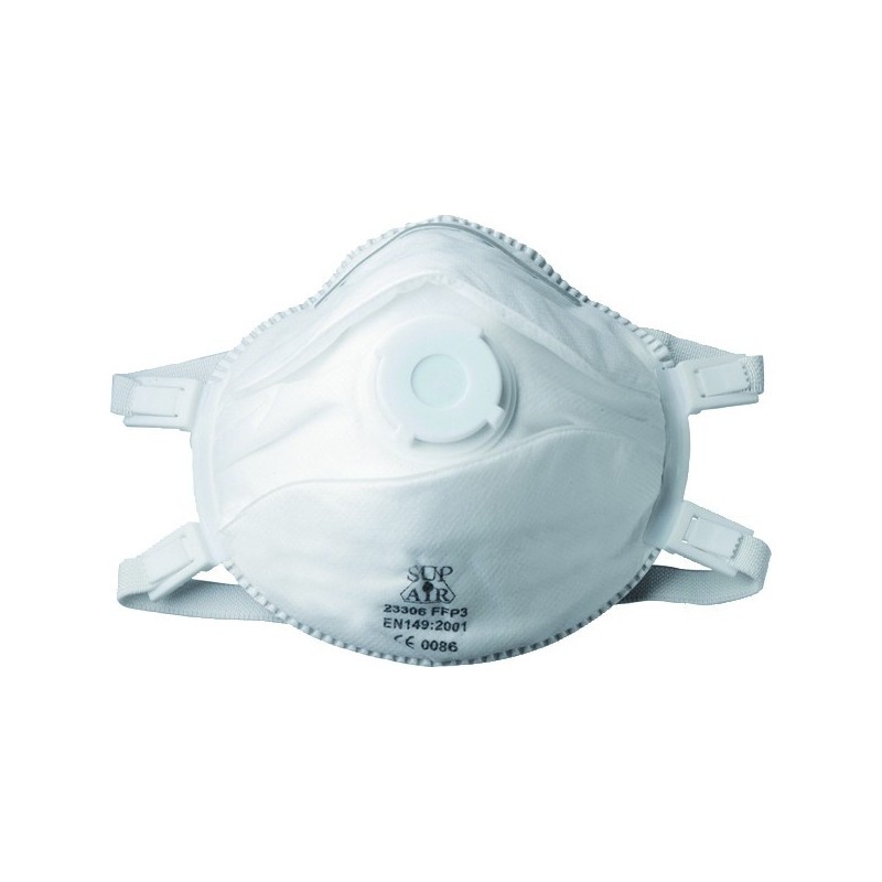 Masque de protection anti-poussière FFP3 jetable avec bords à