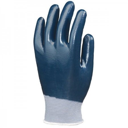 Gant de ménage violet avec fleur - moyen - gants de luxe en latex