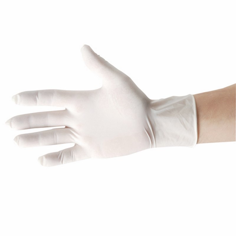 Gants ménage latex intérieur floque coton taille s/m